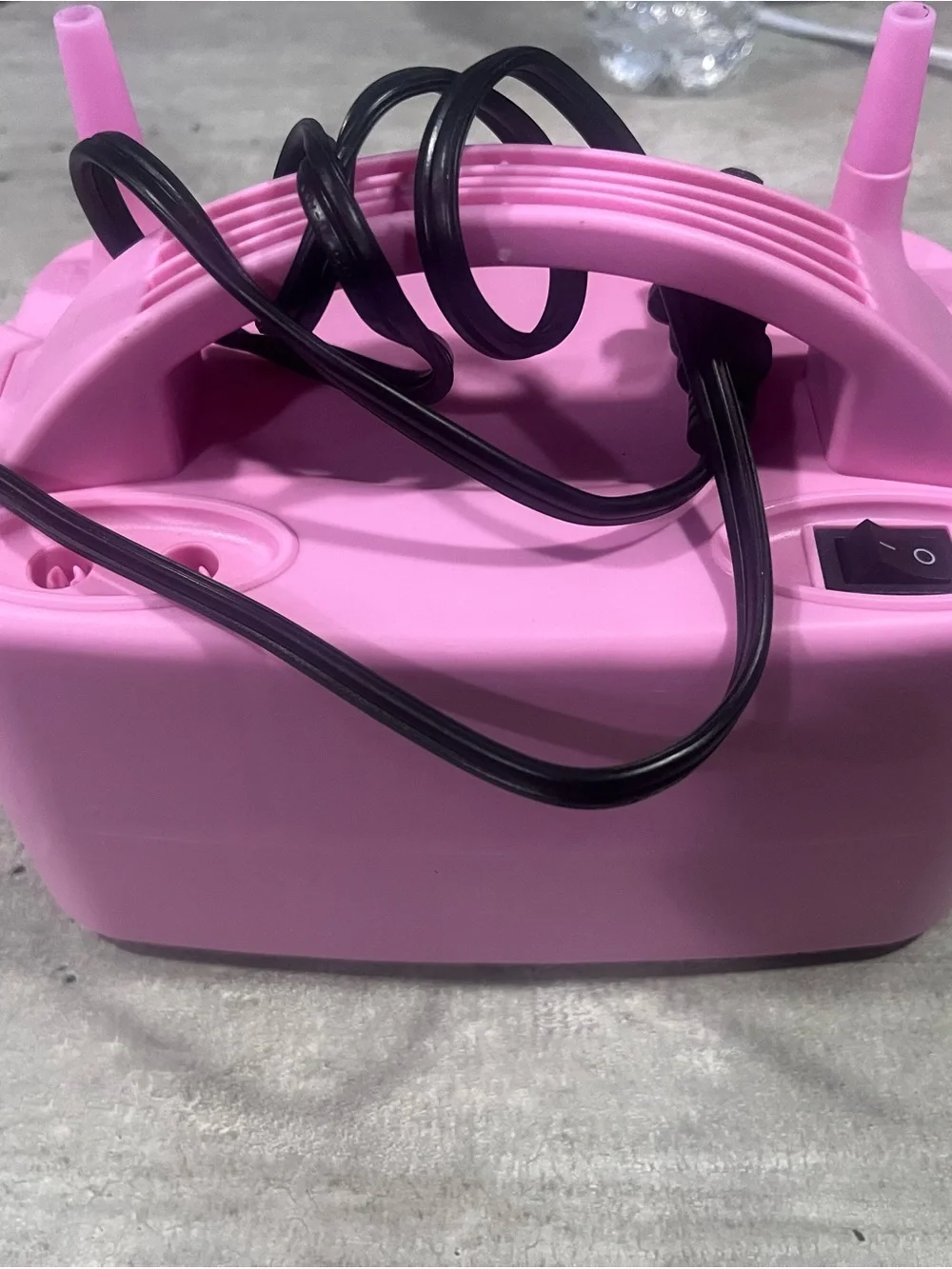 Portable Electric Balloon Pump - Bubblegum Pink